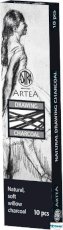 Węgiel naturalny rysunkowy Astra Artea 10 sztuk 3-6 mm, 323115004