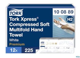 Ręcznik TORK PREMIUM w składce 3 panelowej 2700 sztuk, 2W, celuloza, 21,2x24cm, 100289/100889 system H2