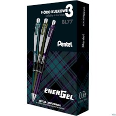 Pióro kulkowe ENERGEL kpl. 3 szt. KA SA VA  + wkłady LR7 3 SZT.