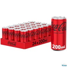 Napój COCA COLA ZERO 0.2L PUSZKA (24szt.)