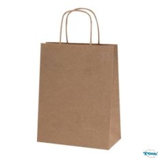 Torba papierowa ECOBAG 305x170x425mm brązowa ekologiczna