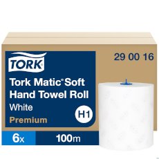 Ręcznik w rol H1 biały 100m 2w TORK (6) 290016 Matic System