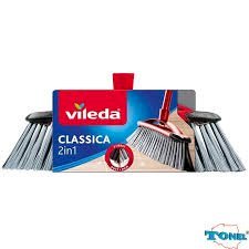 VILEDA Szczotka - wkład CLASSICA 2w1 19227 (kij dostępny oddzielnie - kod: hs 0207000) miotła VILEDA Szczotka - wkład CLASSICA 2w1 19227 (kij dostępny oddzielnie - kod: hs 0207000) miotła