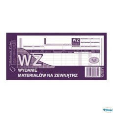 351-8 WZ wydanie materiałów na zewnątrz, 1/3 A4 80 kartek, MICHALCZYK&PROKOP