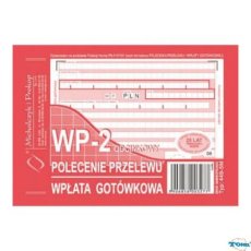 449-5M Polecenie przelewu (1+1), A6 80 kartek, MICHALCZYK&PROKOP