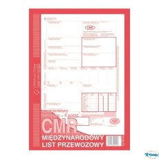 800-2 CMR międzynarodowy list przewozowy (1+4), A4 80 kartek, MICHALCZYK&PROKOP