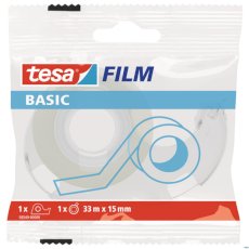 Taśma biurowa TESA Basic 15x33m z dyspenserem etui58549