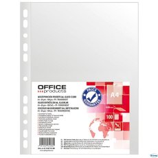 Koszulki na dokumenty PP A4 krystal 60 mikr. 100szt. OFFICE PRODUCTS Koszulki na dokumenty PP A4 krystal 60 mikr. 100szt. OFFICE PRODUCTS