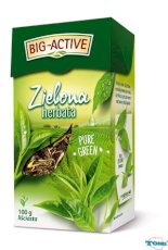 Herbata BIG-ACTIVE zielona PURE liściasta 100g